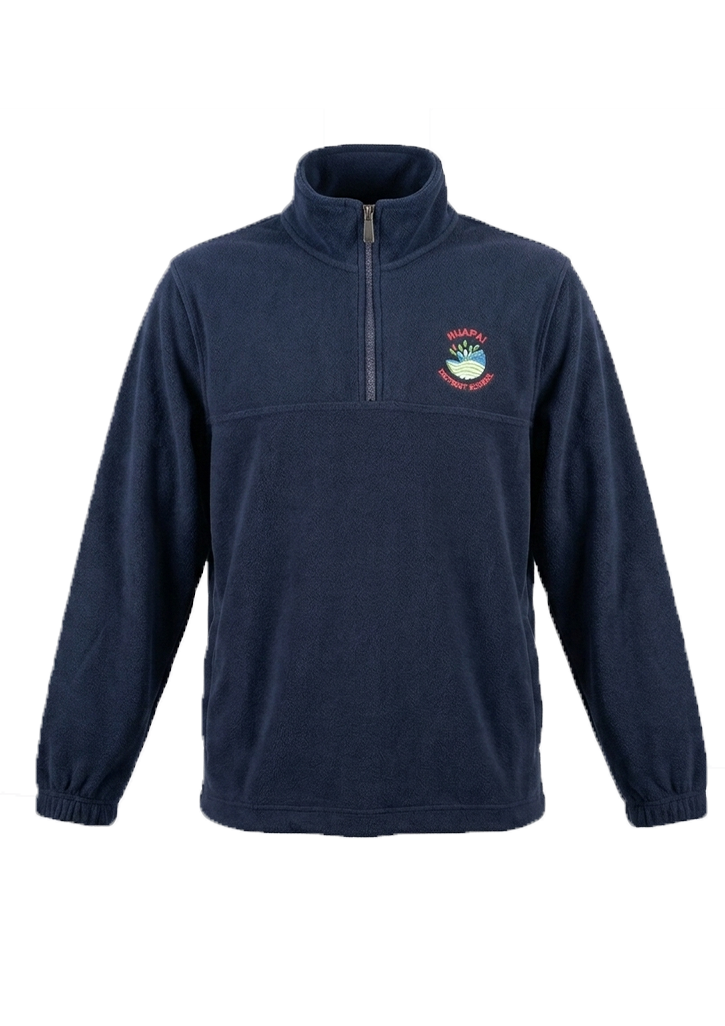 Huapai District School 1/2 Zip Fleece Navy