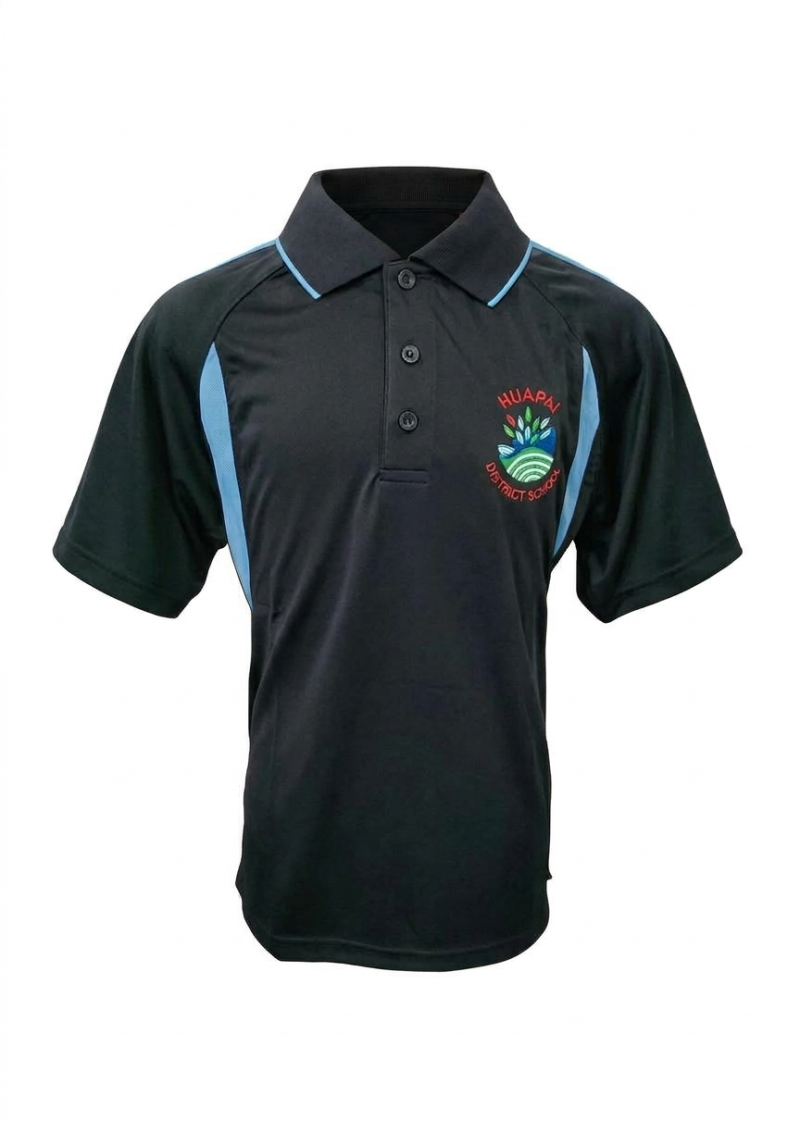 Huapai District School Junior Polo Navy/Sky