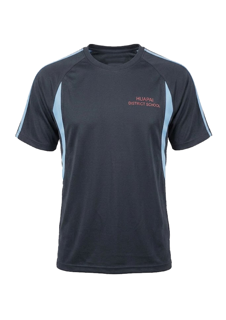 Huapai District School Junior Tee Navy/Sky